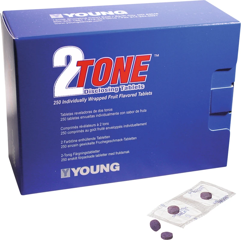 2 Tone™ Anfärbemittel Packung 250 Tabletten