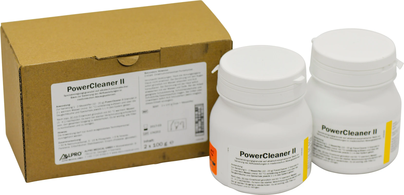 PowerCleaner II Karton 2 x 100 g Dose