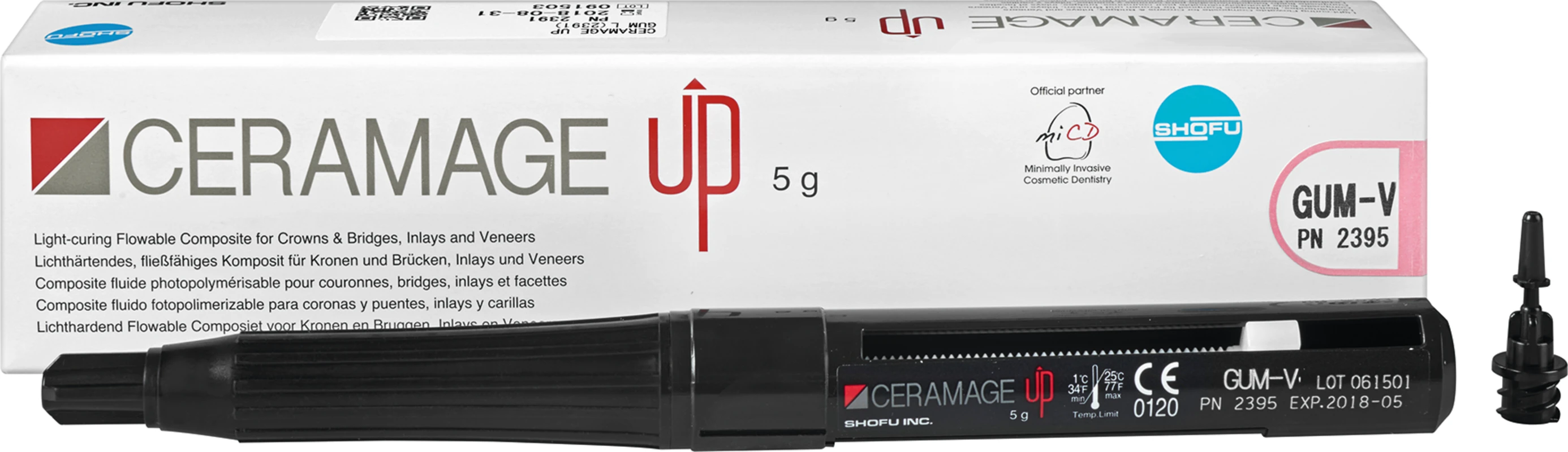 CERAMAGE UP Spritze 5 g Komposit gum V