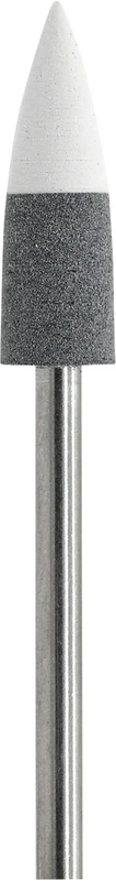 Zirkon Weißlingspolierer Packung 2 Stück weiß/grau, fein/mittel, HP Figur 9800, 16 mm, ISO 055