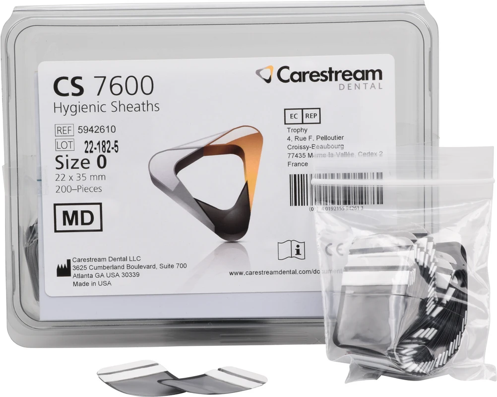 Hygieneschutzhüllen für CS 7600 Packung 200 Stück Gr. 0