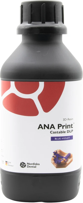 ANA Print Castable DLP Flasche 1 kg blau-violett