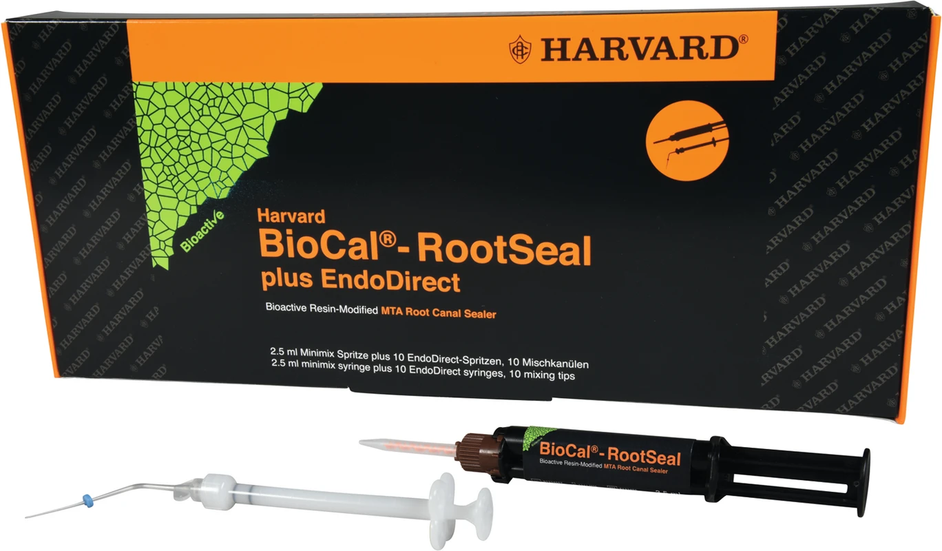 Harvard BioCal®-RootSeal Packung 2,5 ml Minimix-Spritze, Zubehör