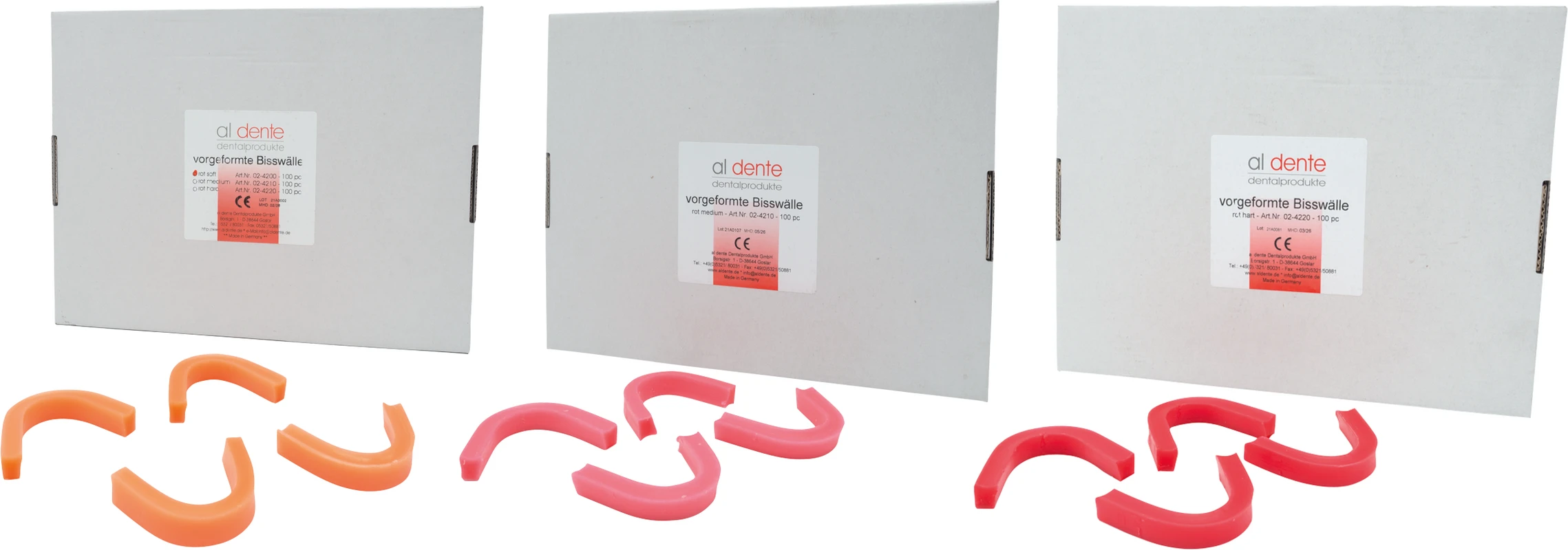 Bisswällen Packung 100 Stück hart
