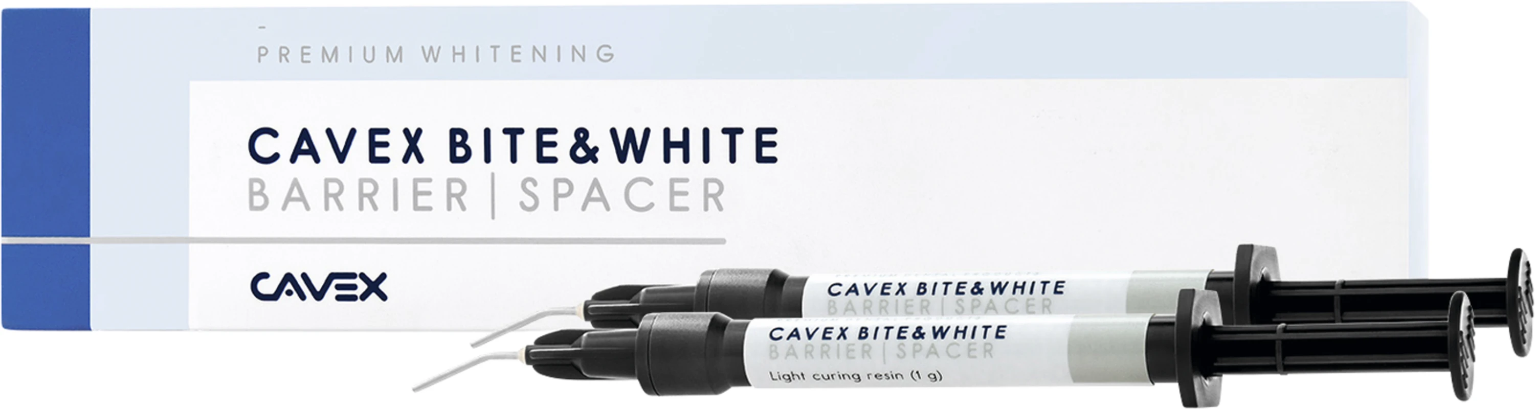 CAVEX Bite&White Packung 2 x 1 ml Spacer