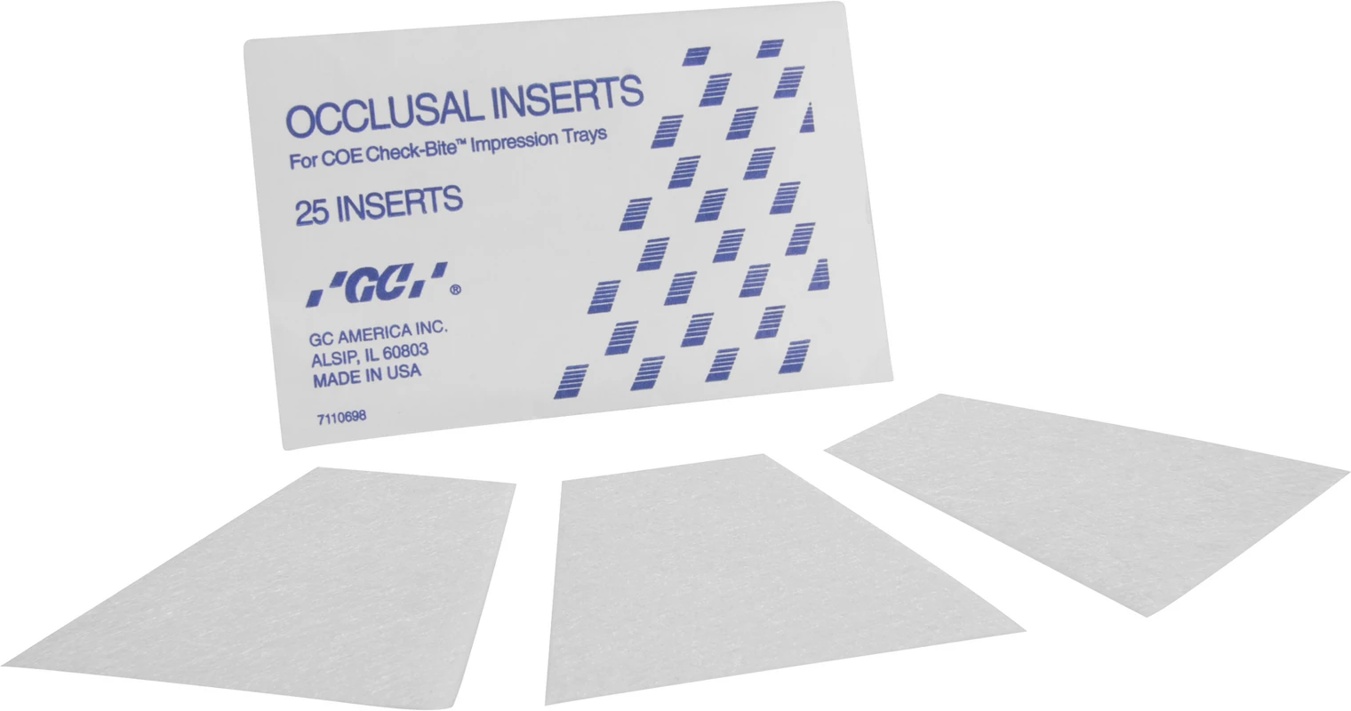 OCCLUSAL INSERTS Packung 25 Stück