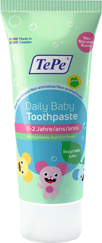 TePe® Daily Baby Zahnpasta Tube 50 ml ohne Geschmack