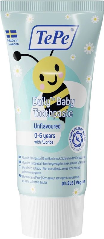 TePe® Daily Baby Zahnpasta Tube 50 ml ohne Geschmack