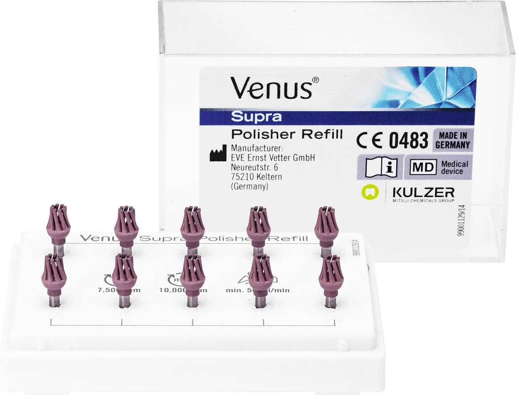 Venus® Supra Nachfüllpackung 10 Vorpolierer Twist Brush