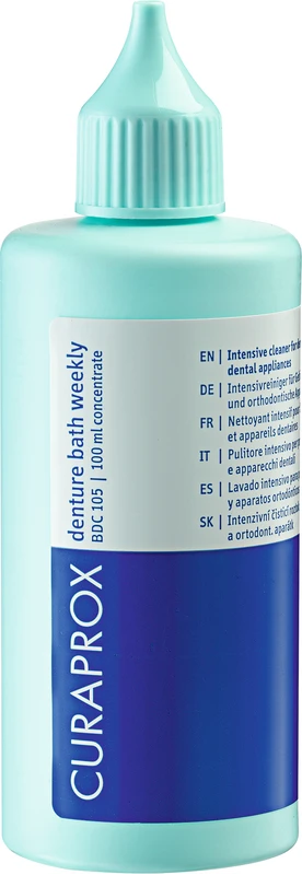 CURAPROX BDC Flasche 100 ml Prothesen-Reinigungsliquid weekly