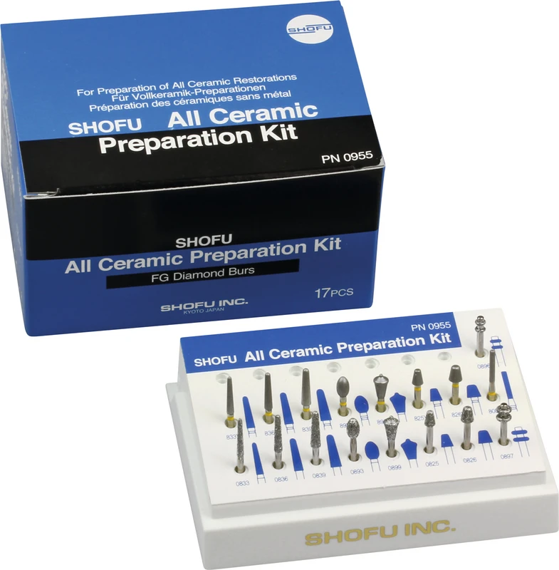 All Ceramic Preperation Kit Kit 17 Stück