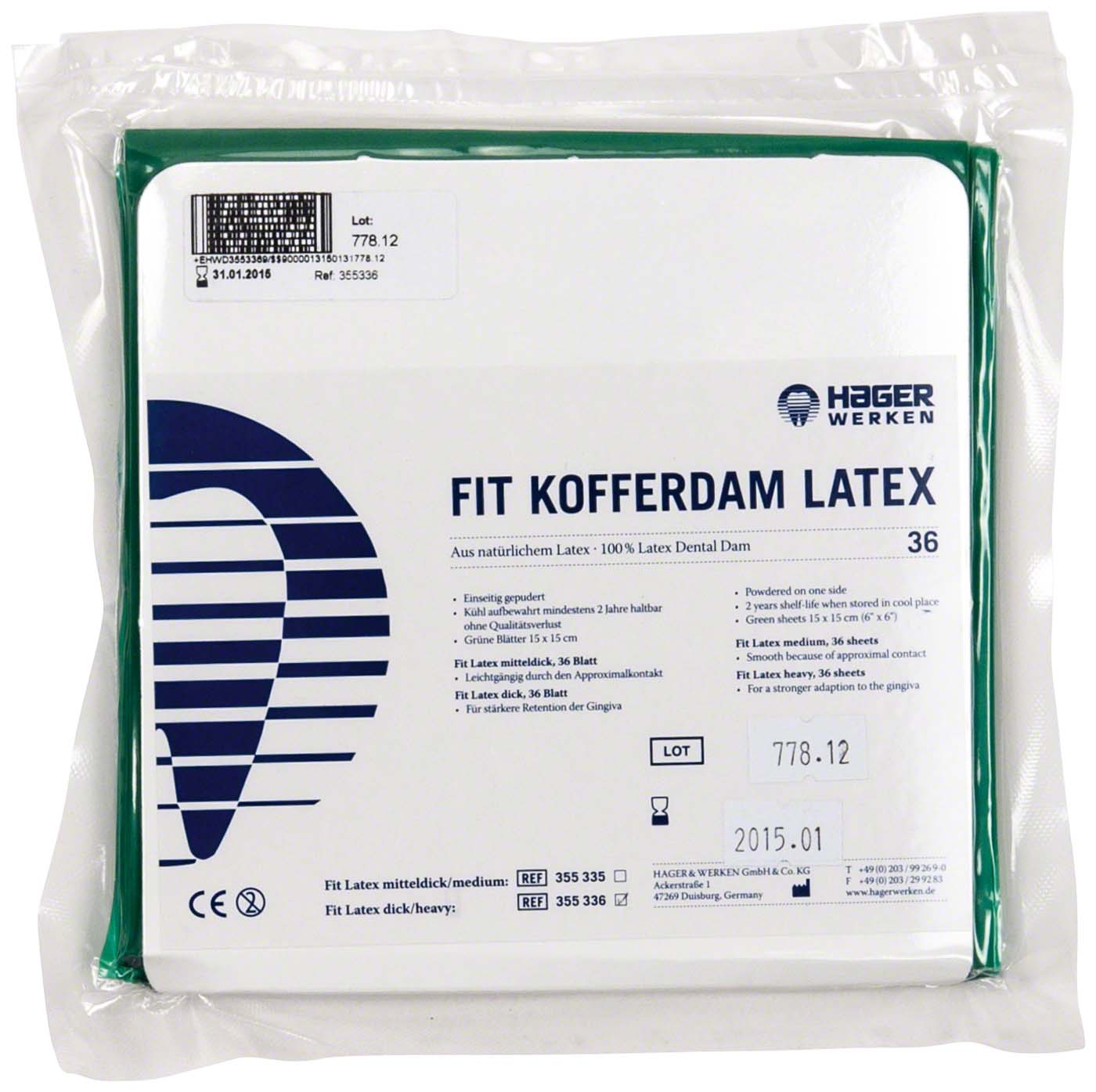 FIT Kofferdam®-Latex Hager &amp; Werken