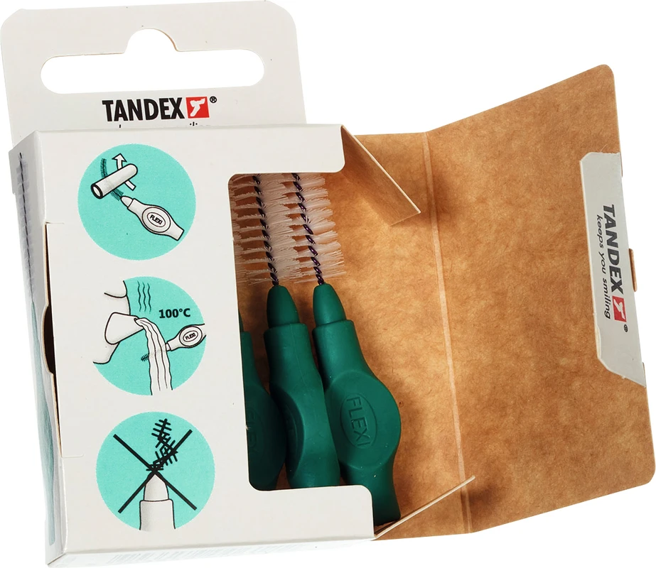 FLEXI® Interdentalbürsten PHD Packung 6 Stück forest, PHD 2.6 (Ø 1,2 mm), ISO 7