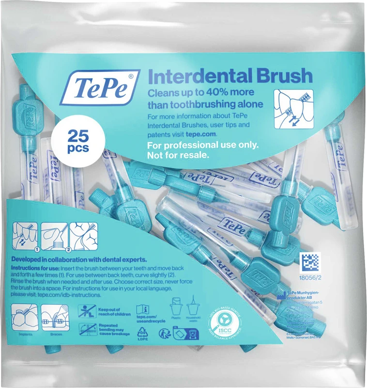 TePe® Interdentalbürsten Original Packung 25 Stück blau, Ø 0,6 mm