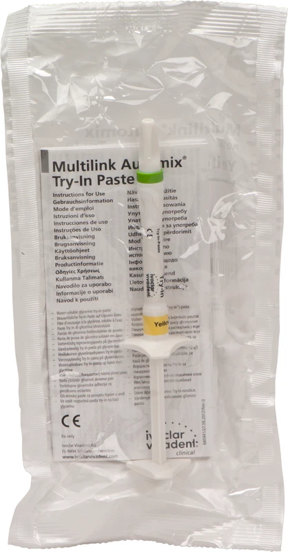 Multilink® Automix Multilink Automix Spritze 1,7 g Try-in Paste yellow