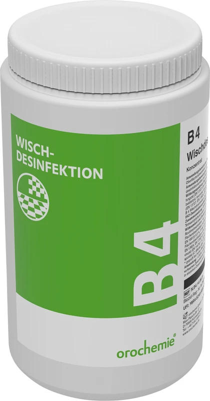 B 4 Wischdesinfektion Dose 80 x 5 g Caps
