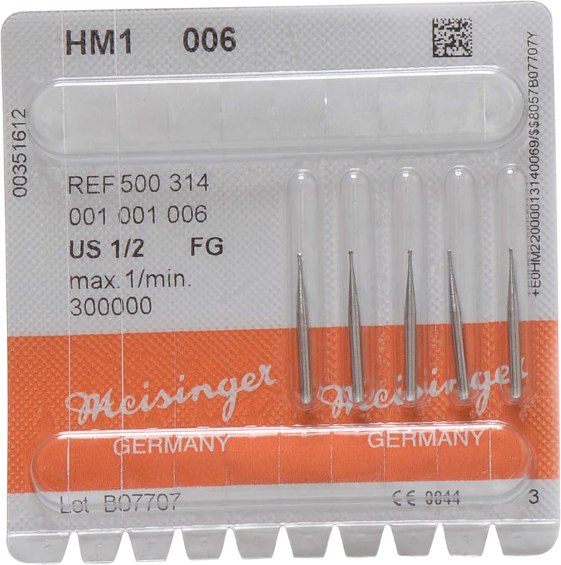 HM-Bohrer 1 Packung 5 Stück FG, Figur 001, ISO 006