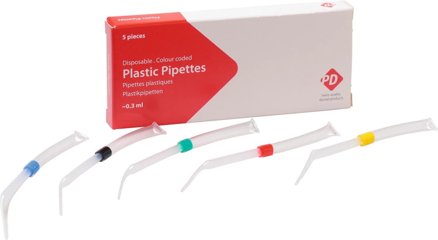 Plastikpipetten 0,3 Packung 5 Stück sortiert, 0,3 ml