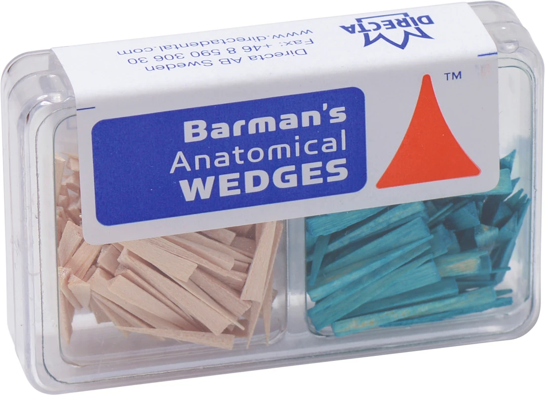 Barman's Easy Grip WEDGES Packung 200 Stück anatomisch, sortiert