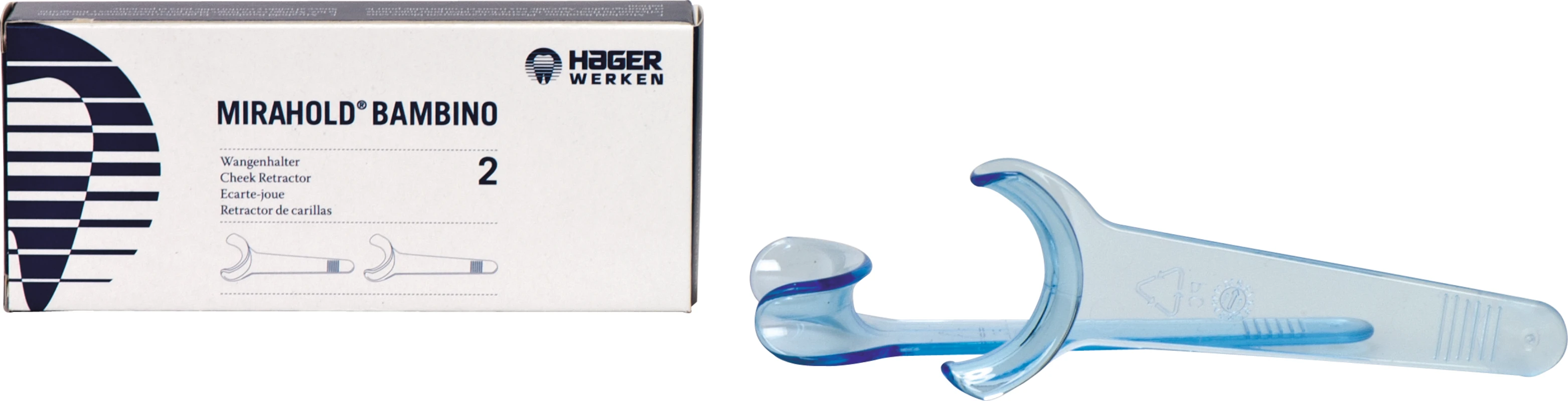 Mirahold® Wangenhalter Packung 2 Stück Bambino
