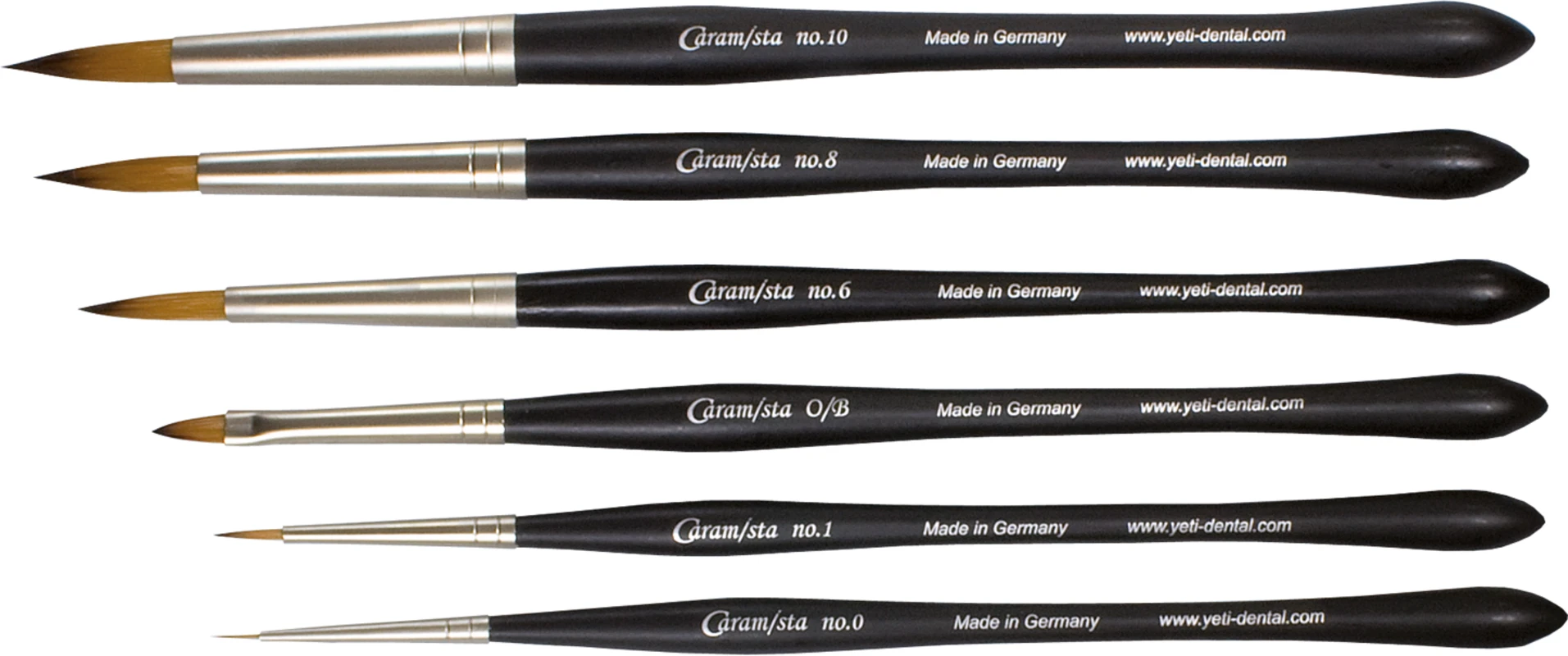 Caramista Modellierpinsel Packung 2 Stück Gr. 1