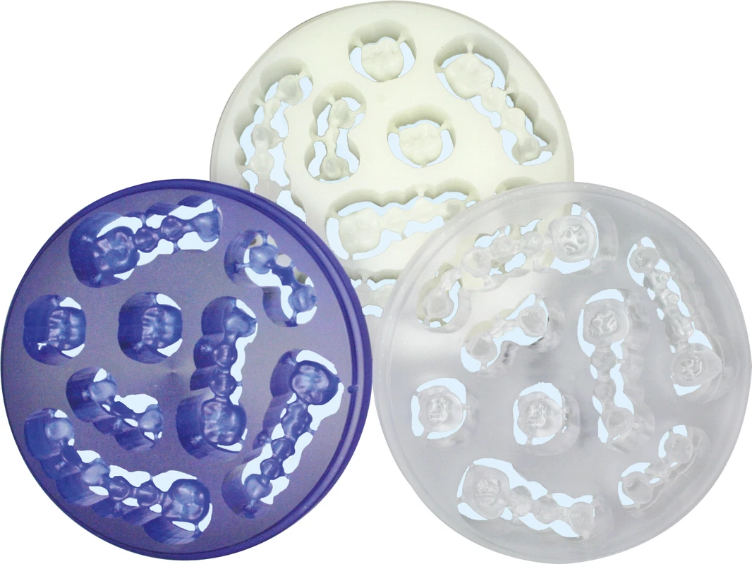 PMMA BioStar Stück Ø 98,5 mm, H 18 mm, transparent