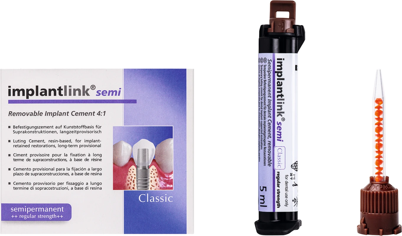 implantlink® semi Standardpackung classic 5 ml Kartusche mini-mix