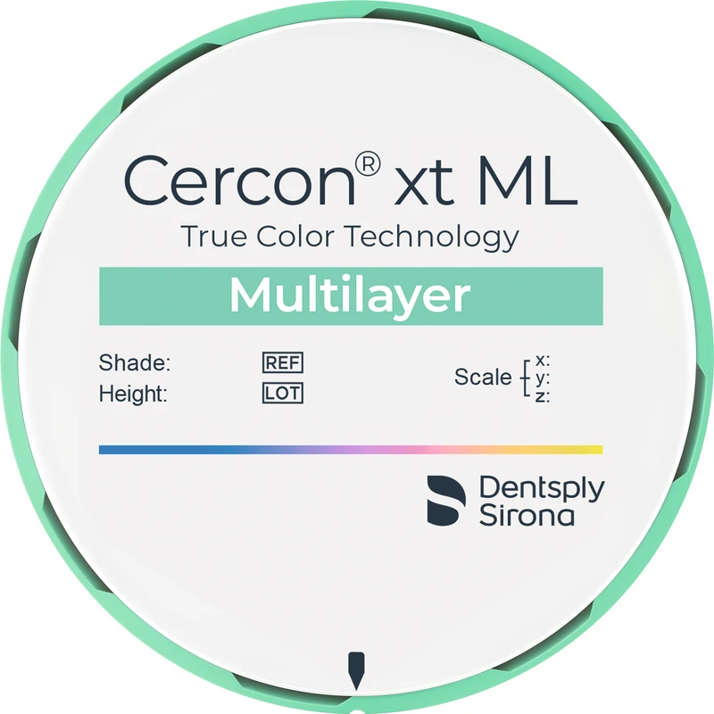 Cercon® xt ML Stück Ø 98 mm H 14 mm, A1