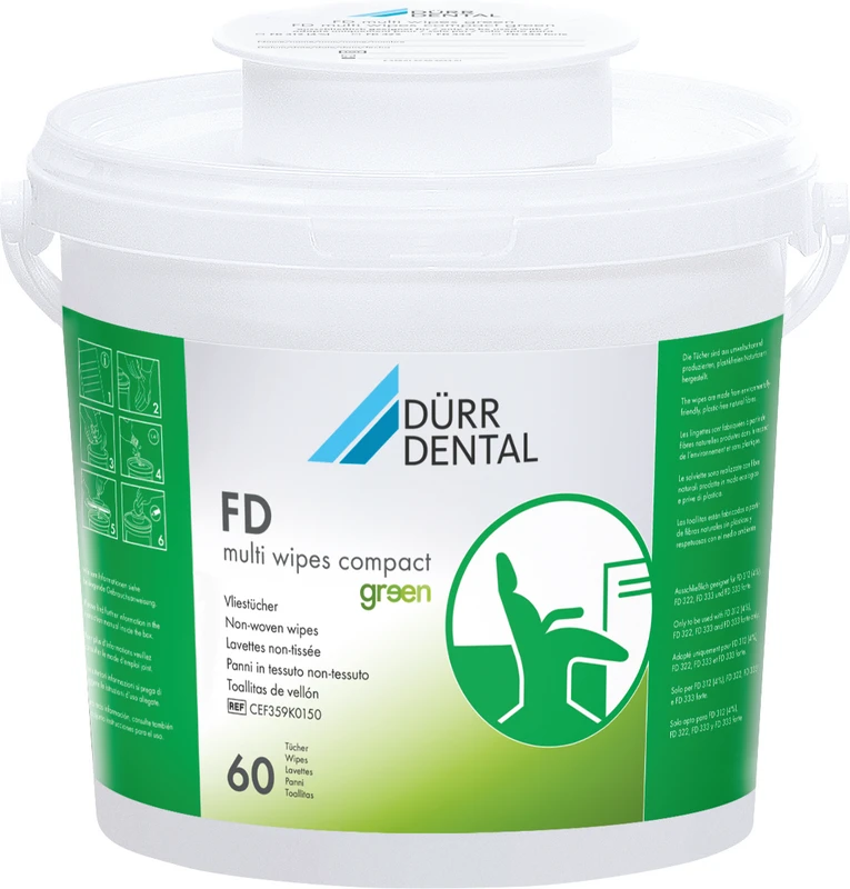 FD multi wipes green Spenderbox 60 Stck compact