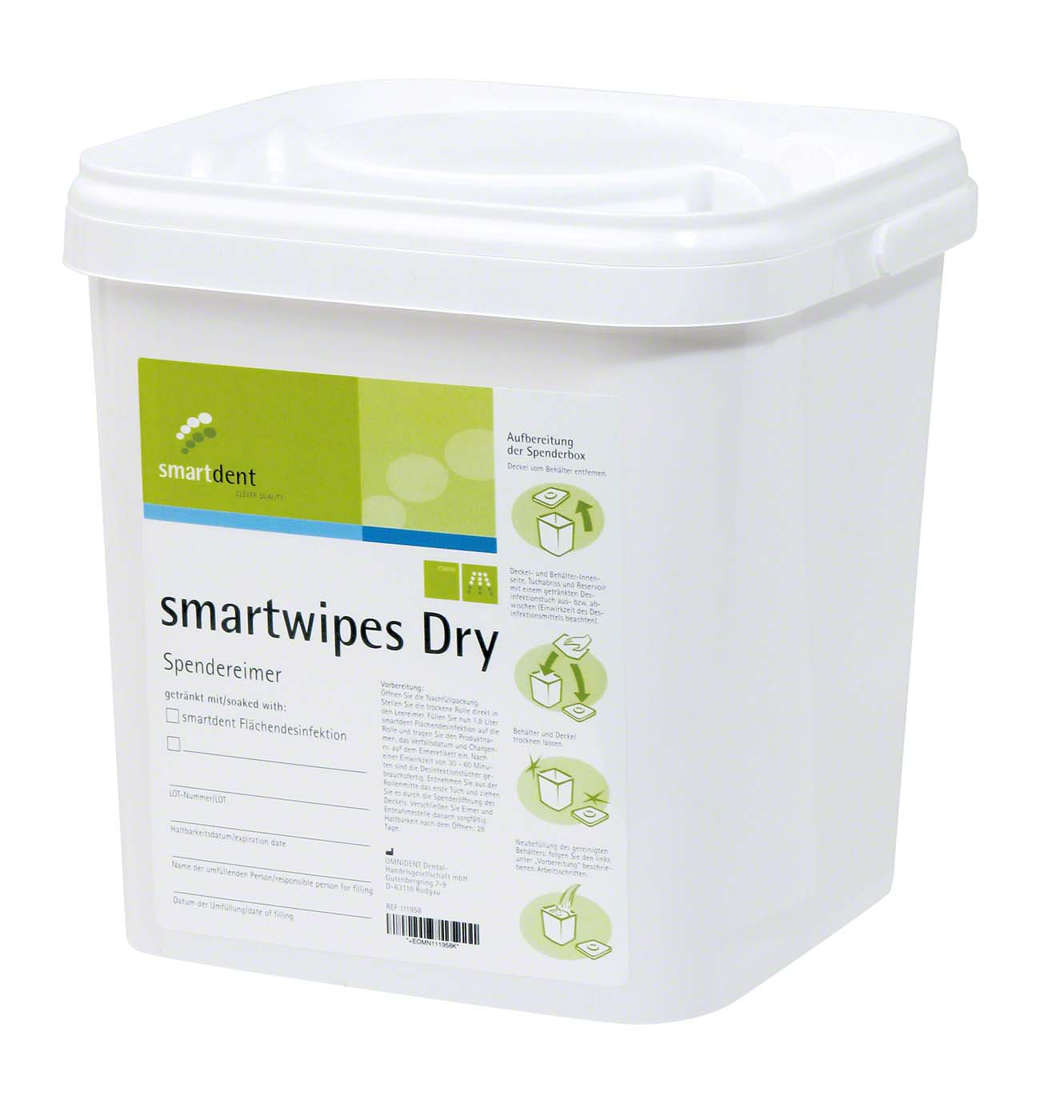 smartwipes Dry Spenderbox leer smartdent