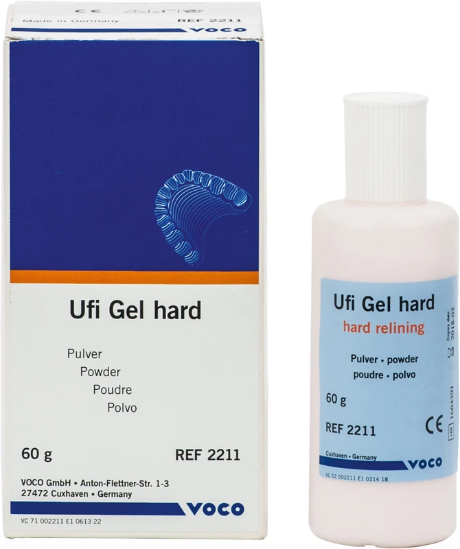 Ufi Gel hard Packung 60 g Pulver