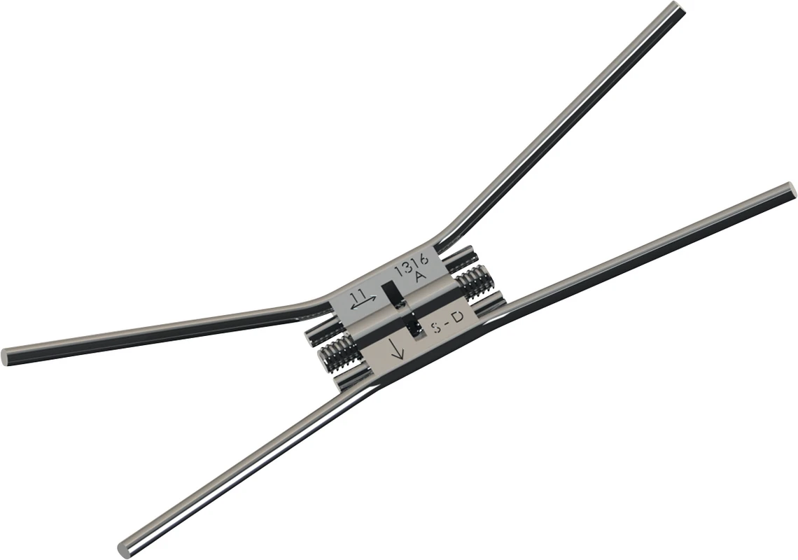 VECTOR® Gaumennaht-Schraube Stück VECTOR 620, (B x H x L) 10,4 x 4 x 15 mm, Dehnung 11 mm