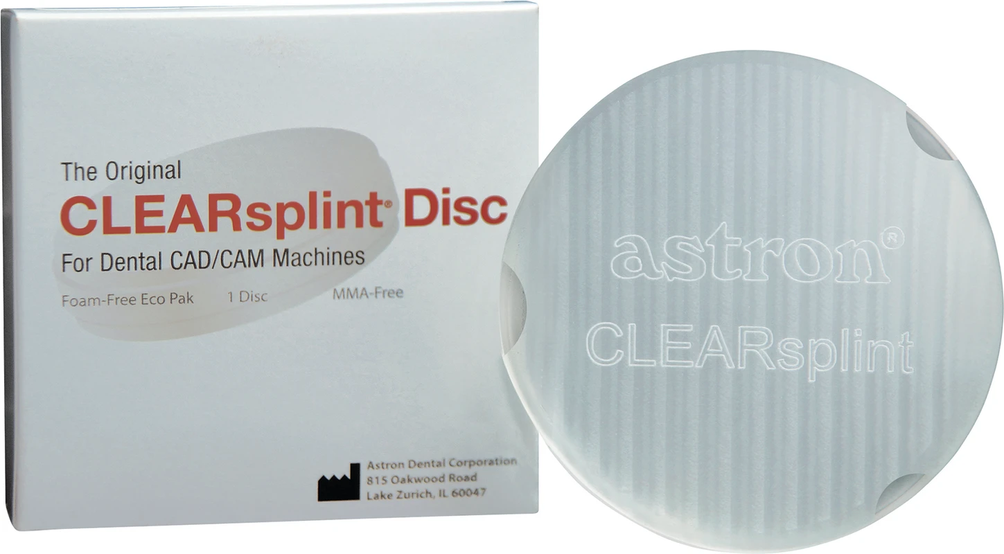 astron® CLEARSPLINT® Disc Packung 3 Stück 95 x 20 mm, für Zirkonzahn