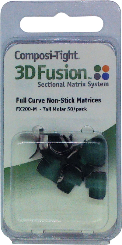 Composi-Tight® 3D Fusion™ Packung 50 Matrizenbänder grün, 6,6 mm, für Molare