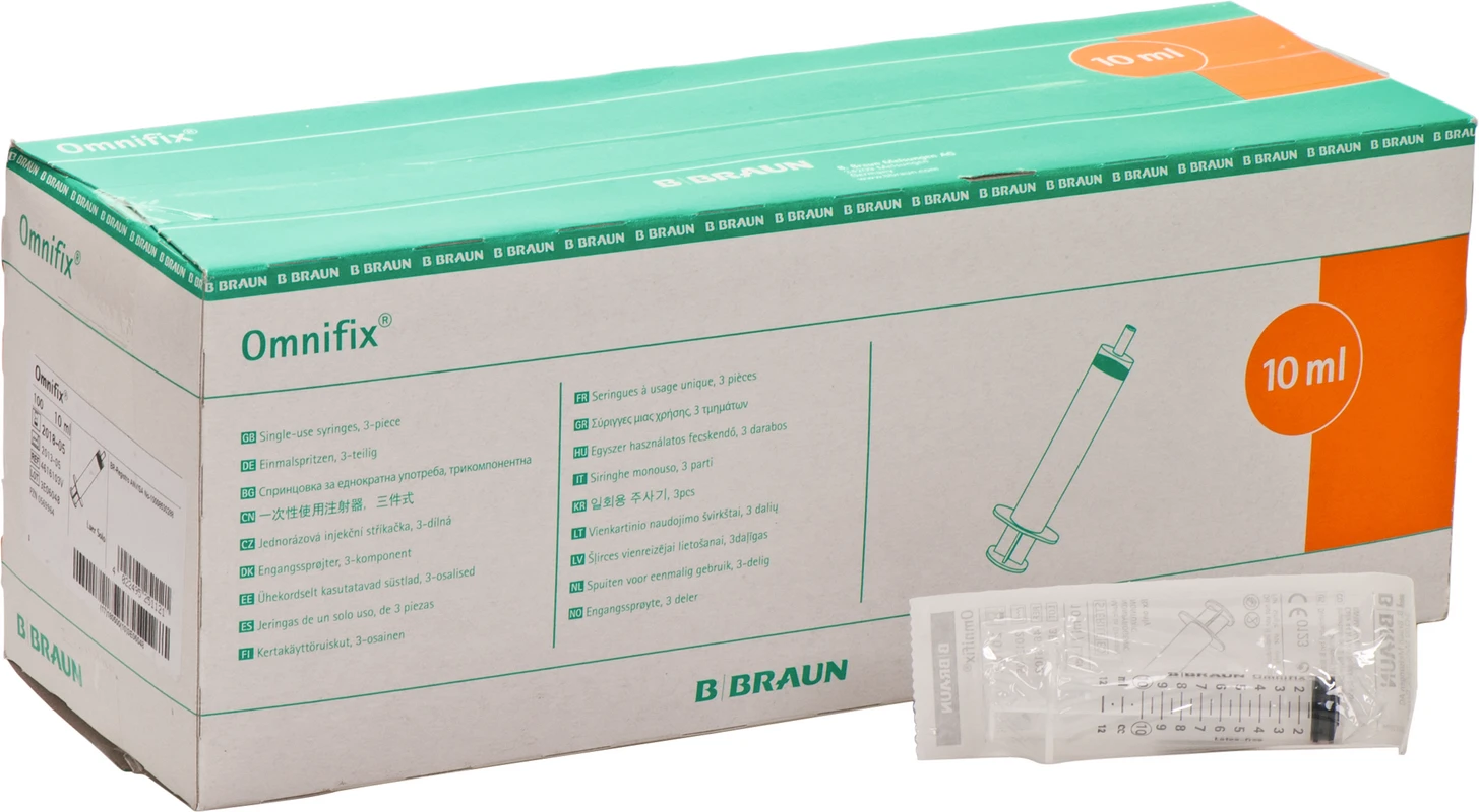 Omnifix® Luer Solo Packung 100 Stück 10 ml