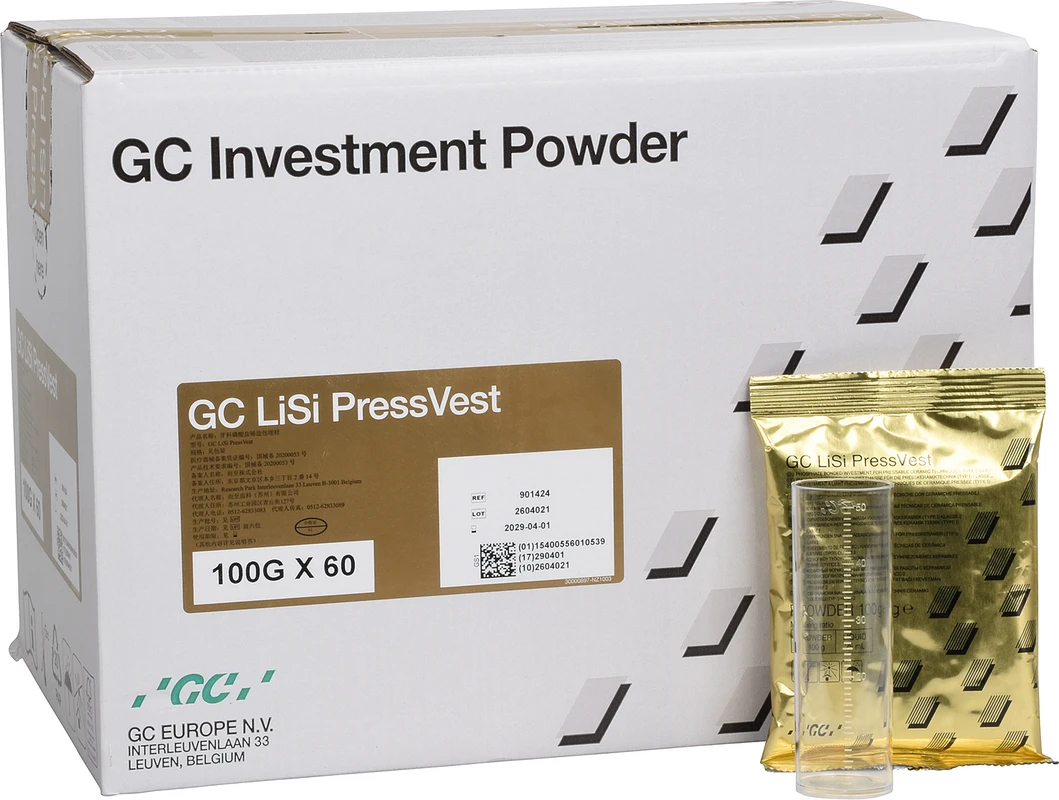 GC LiSi PressVest Karton 60 x 100 g Beutel