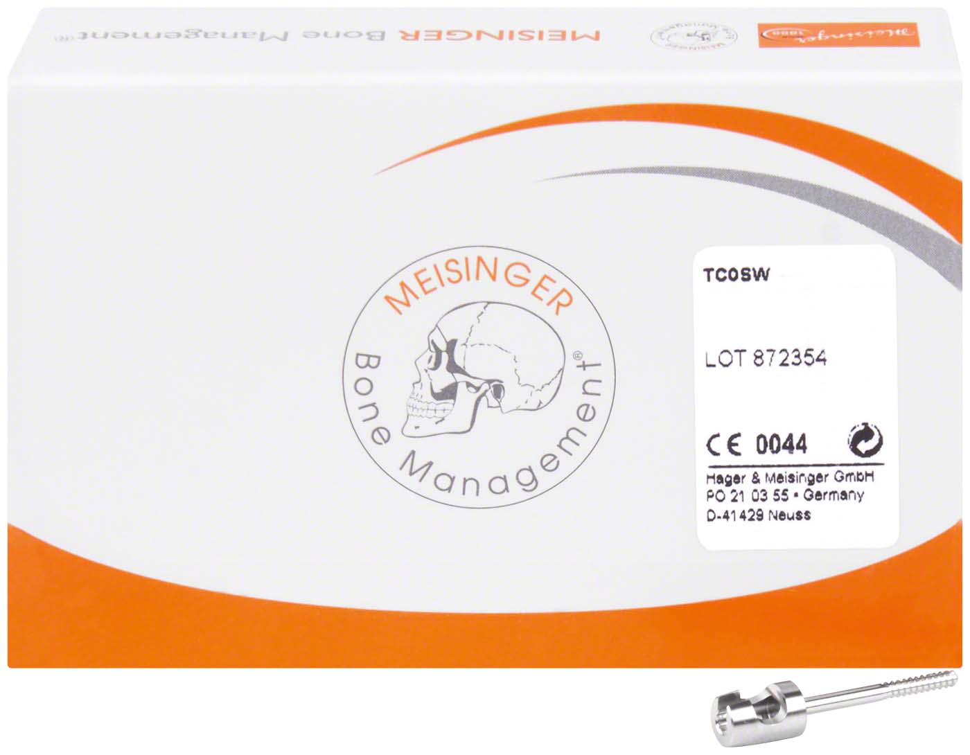 Benex® Schraube Stück lang, Figur BE00123070 Benex® Schraube Hager & Meisinger