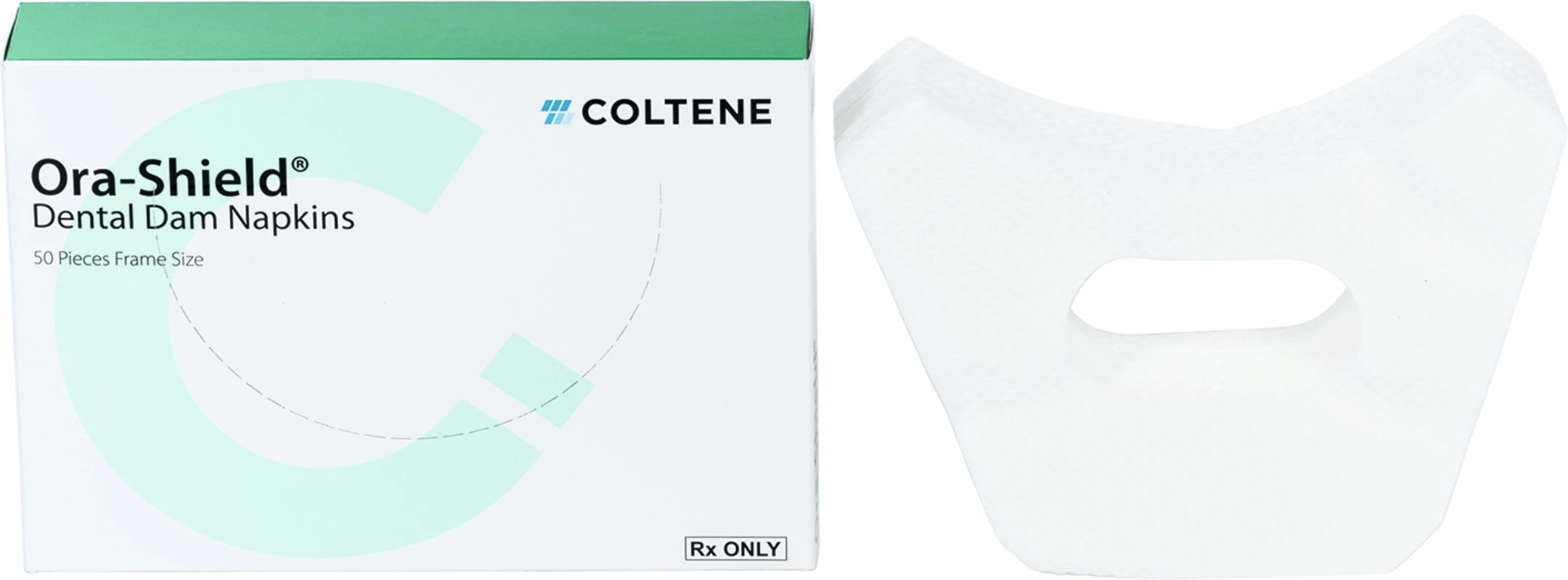 HYGENIC® Dental Dam Packung 50 Servietten für Rahmen 152 mm und 127 mm