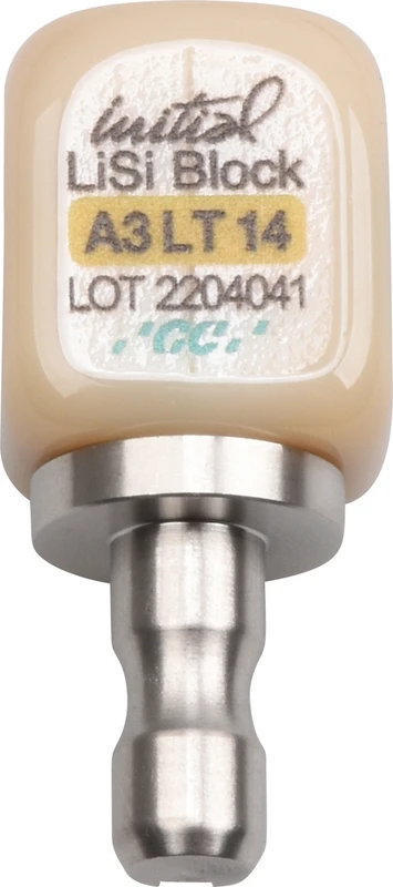 GC Initial™ LiSi Block für CEREC Packung 5 Stück Größe 14, A3 LT