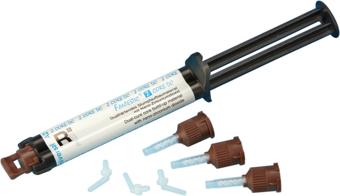 FANTESTIC® Z CORE DC Packung 5 ml KwikkMix Doppelkammerspritze weiß, Zubehör