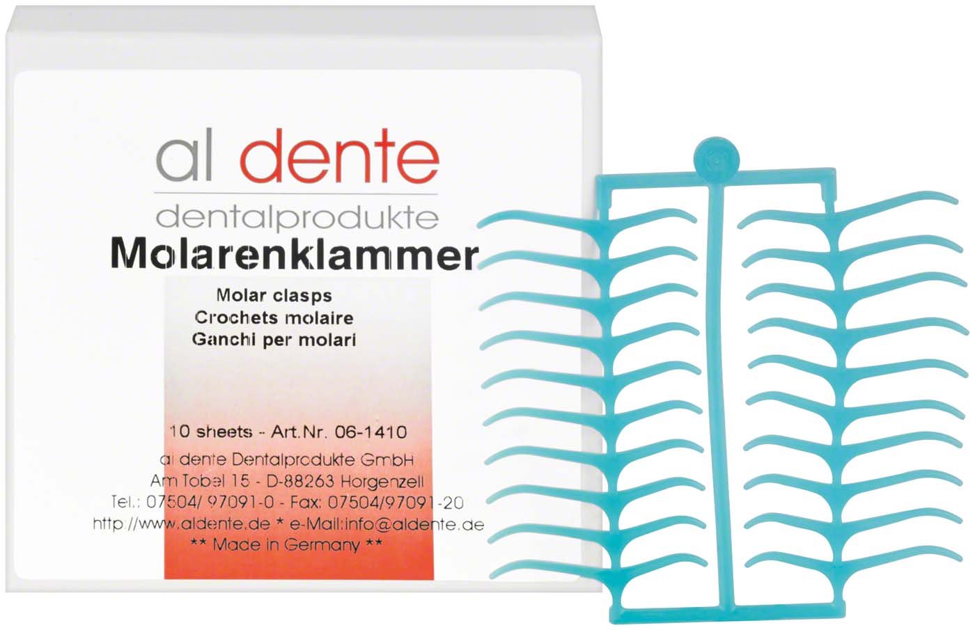 Molarenklammer al dente Dentalprodukte