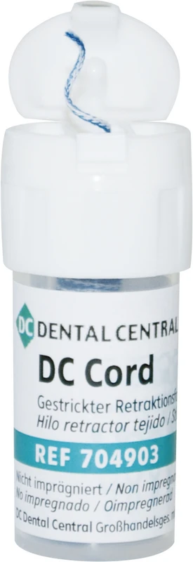 DC Cord Dose 275 cm Faden Gr. 1, blau-weiß
