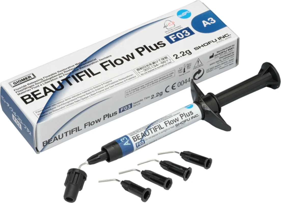 BEAUTIFIL Flow Plus Spritze 2,2 g F03 Low Flow BW