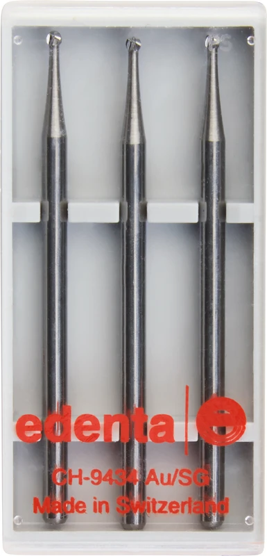 Chirurgie Fräser HM C141 Packung 3 Stück HP, Figur 001, ISO 014