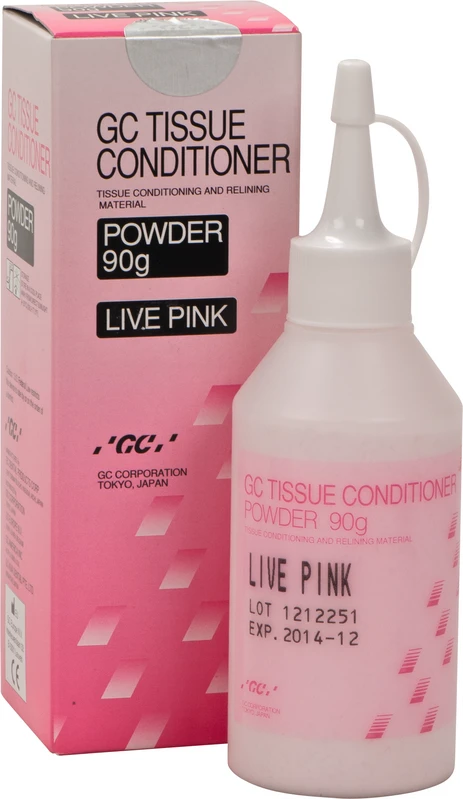 GC TISSUE CONDITIONER Nachfüllpackung 90 g Pulver Live pink