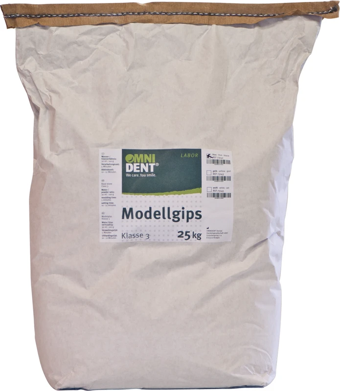 Modellgips natur Sack 25 kg blau