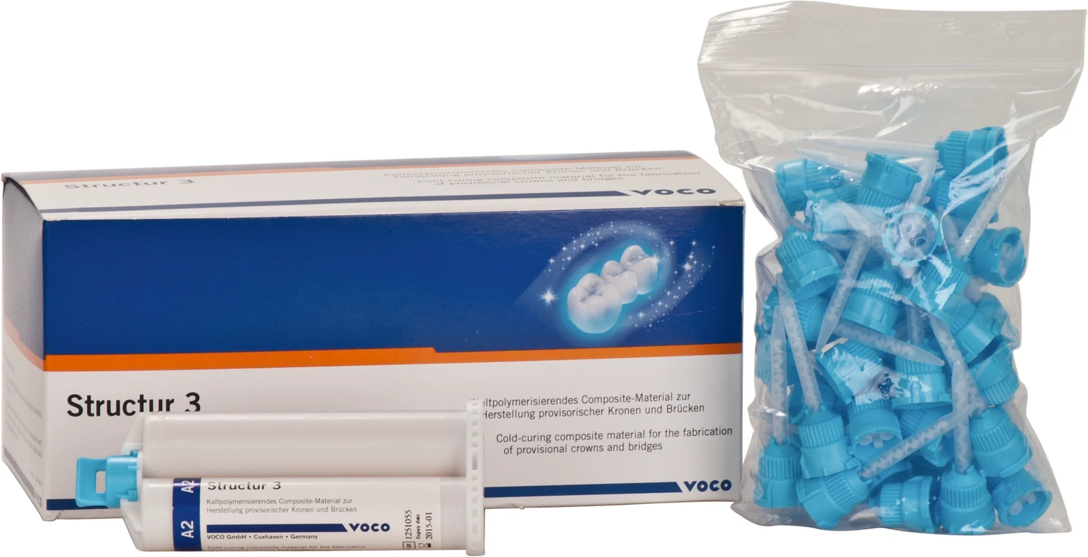 Structur 3 Packung 5 x 50 ml Doppelkartusche A2, Mischalen Typ 6