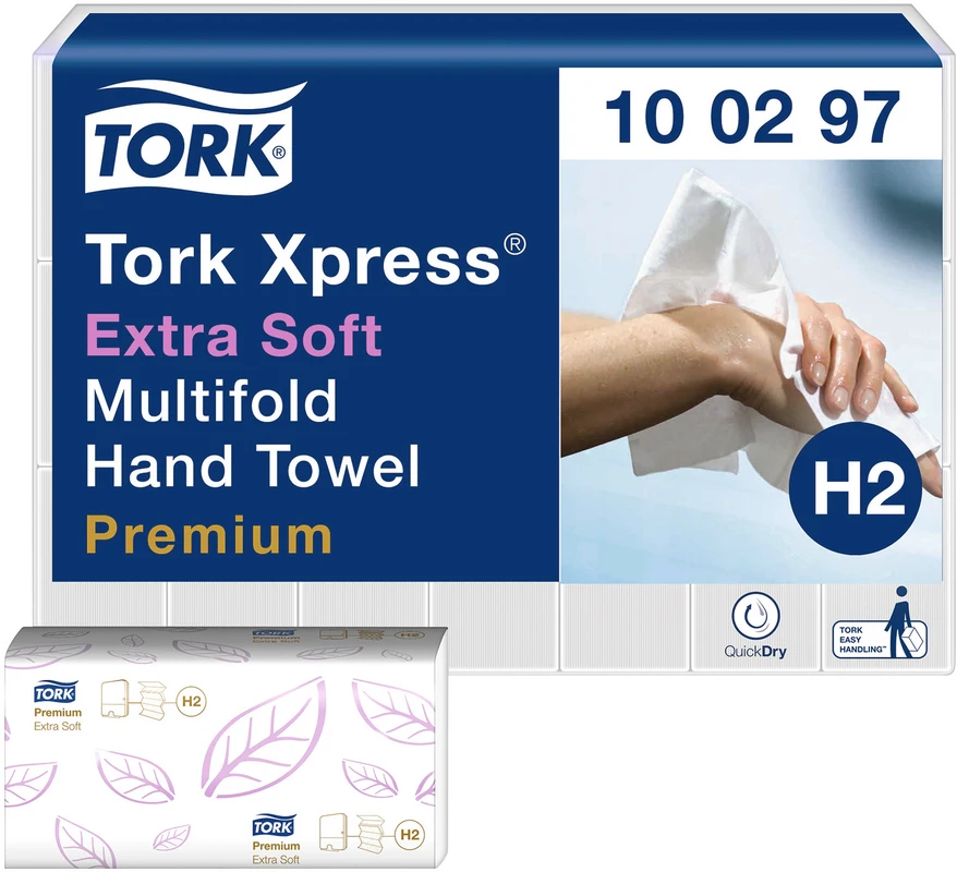 TORK® Xpress® extra weiche Multifold (Interfold) Handtücher H2 System Karton 21 x 100 Stück
