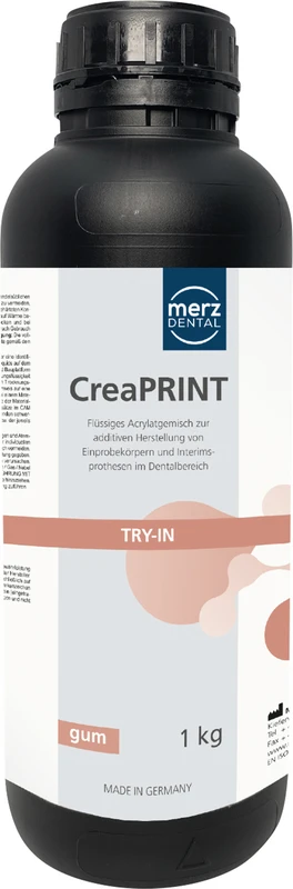 CreaPRINT Try-In Flasche 1 Liter gum