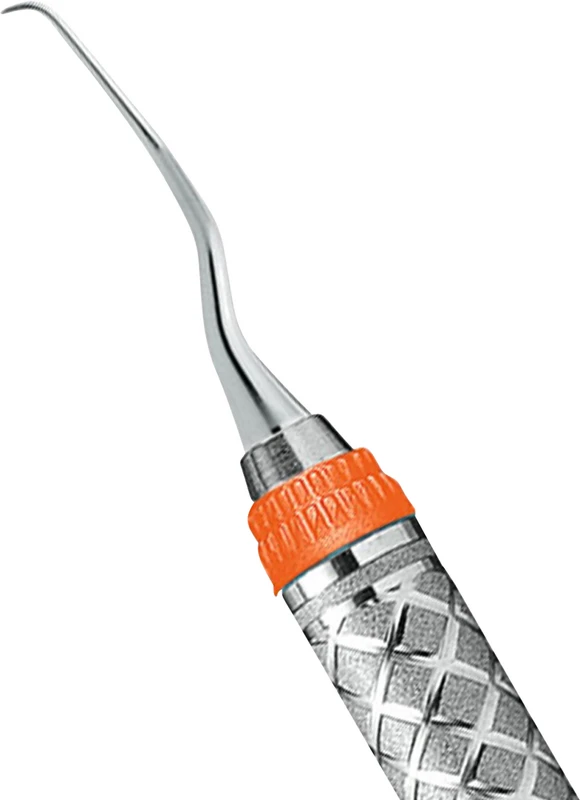 Küretten Gracey Mikro Mini Five EverEdge™ 2.0 Stück Figur 11/12, mesial, Griff #9, orange